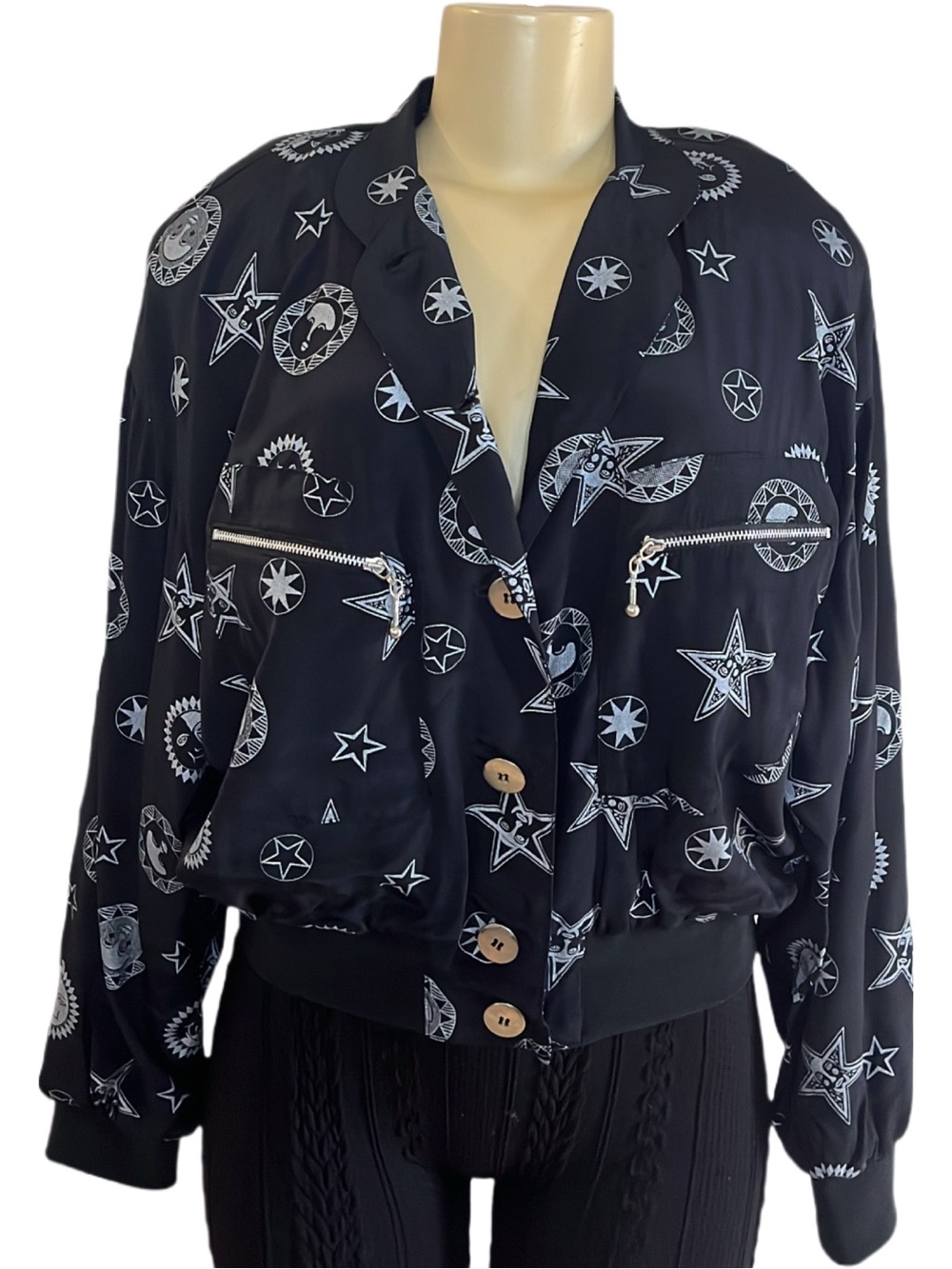 Vintage Dina Bar El Celestial Cropped Jacket